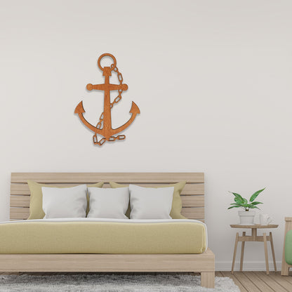 Wandbild Holz "Anker" - Nanino Design Onlineshop -