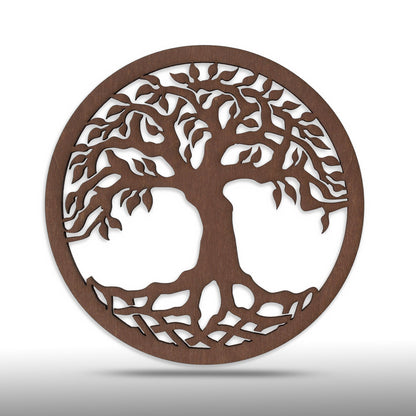 Wandbild Holz "Baum des Lebens" V3 - Nanino Design Onlineshop -