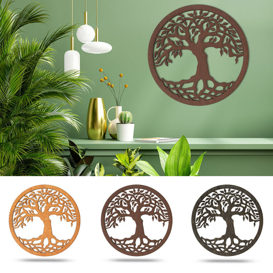 Wandbild Holz "Baum des Lebens" V3 - Nanino Design Onlineshop -