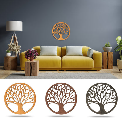 Wandbild Holz "Baum des Lebens" V4 - Nanino Design Onlineshop -