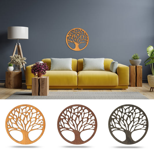 Wandbild Holz "Baum des Lebens" V4 - Nanino Design Onlineshop -