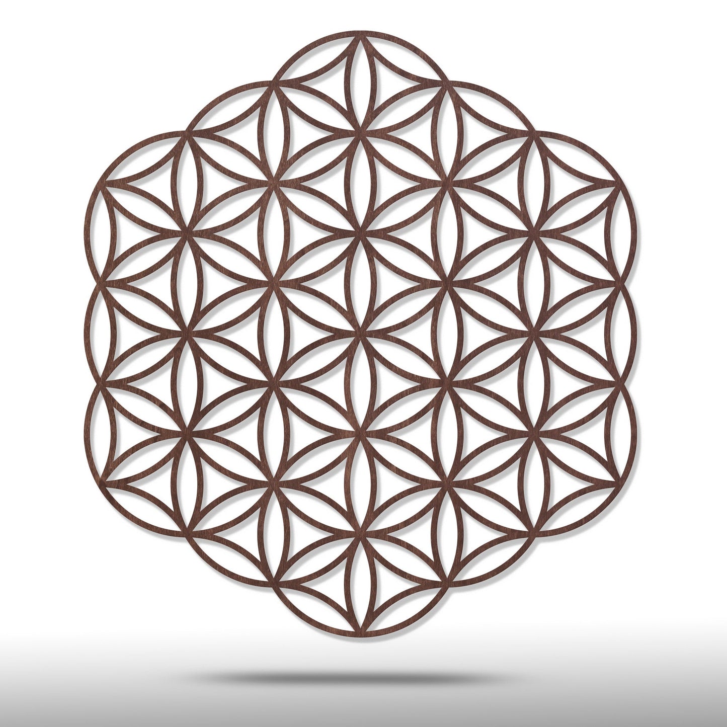 Wandbild Holz "Blume des Lebens" ohne Rand - Nanino Design Onlineshop -