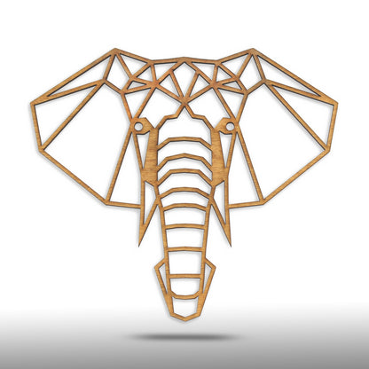 Wandbild Holz "Elefant" - Nanino Design Onlineshop -