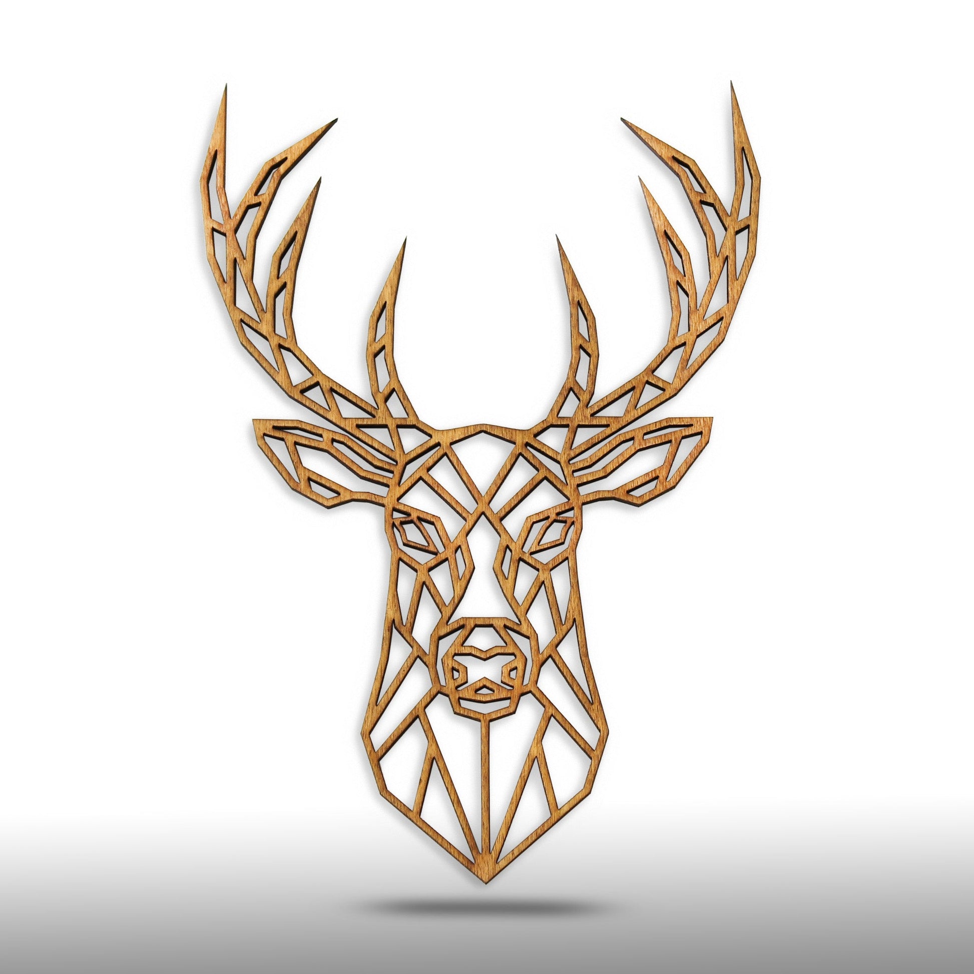 Wandbild Holz "Hirsch" - Nanino Design Onlineshop -