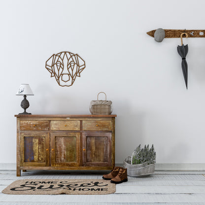 Wandbild Holz "Hund" - Nanino Design Onlineshop -