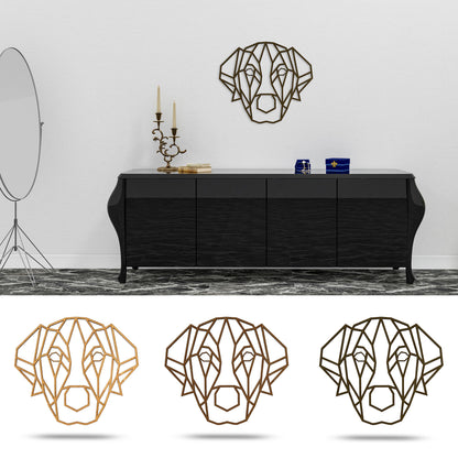 Wandbild Holz "Hund" - Nanino Design Onlineshop -