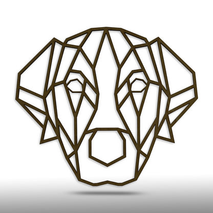 Wandbild Holz "Hund" - Nanino Design Onlineshop -