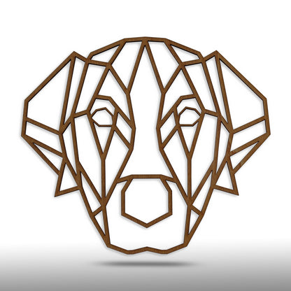 Wandbild Holz "Hund" - Nanino Design Onlineshop -