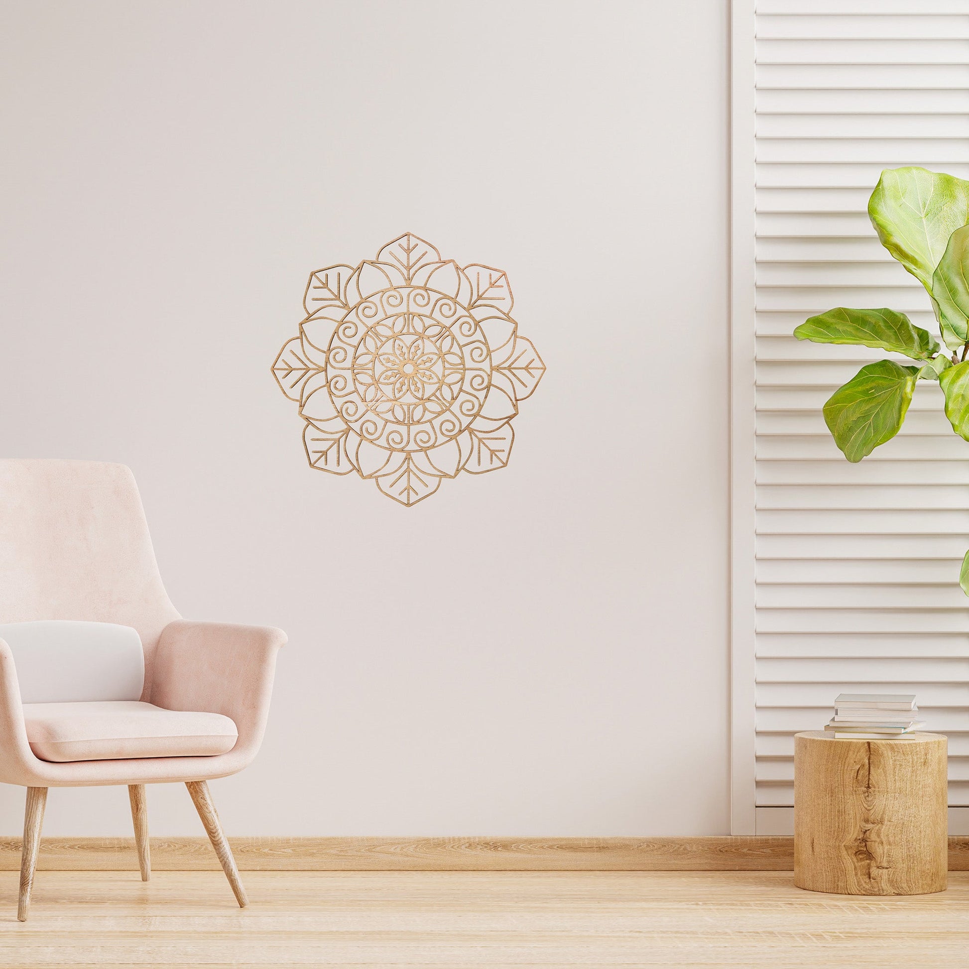 Wandbild Holz "Mandala" - Nanino Design Onlineshop -