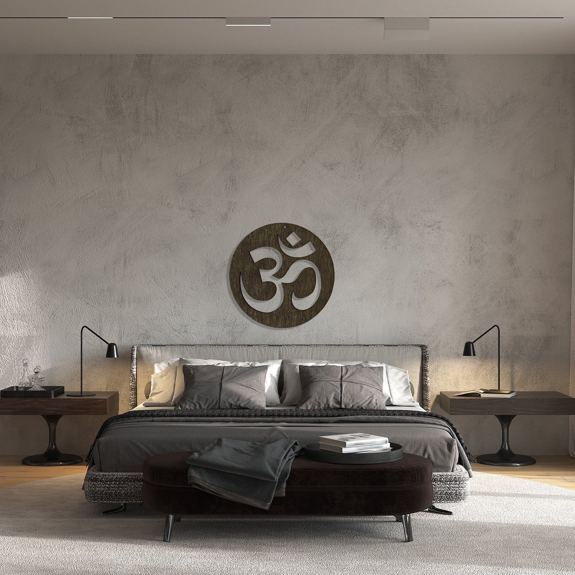 Wandbild Holz "OM" - Nanino Design Onlineshop -