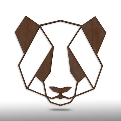 Wandbild Holz "Panda" - Nanino Design Onlineshop -