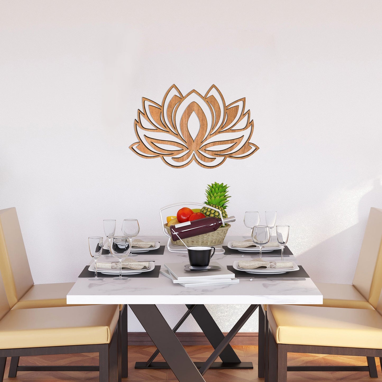 Wandbild Lotusblume V1 - Nanino Design Onlineshop -
