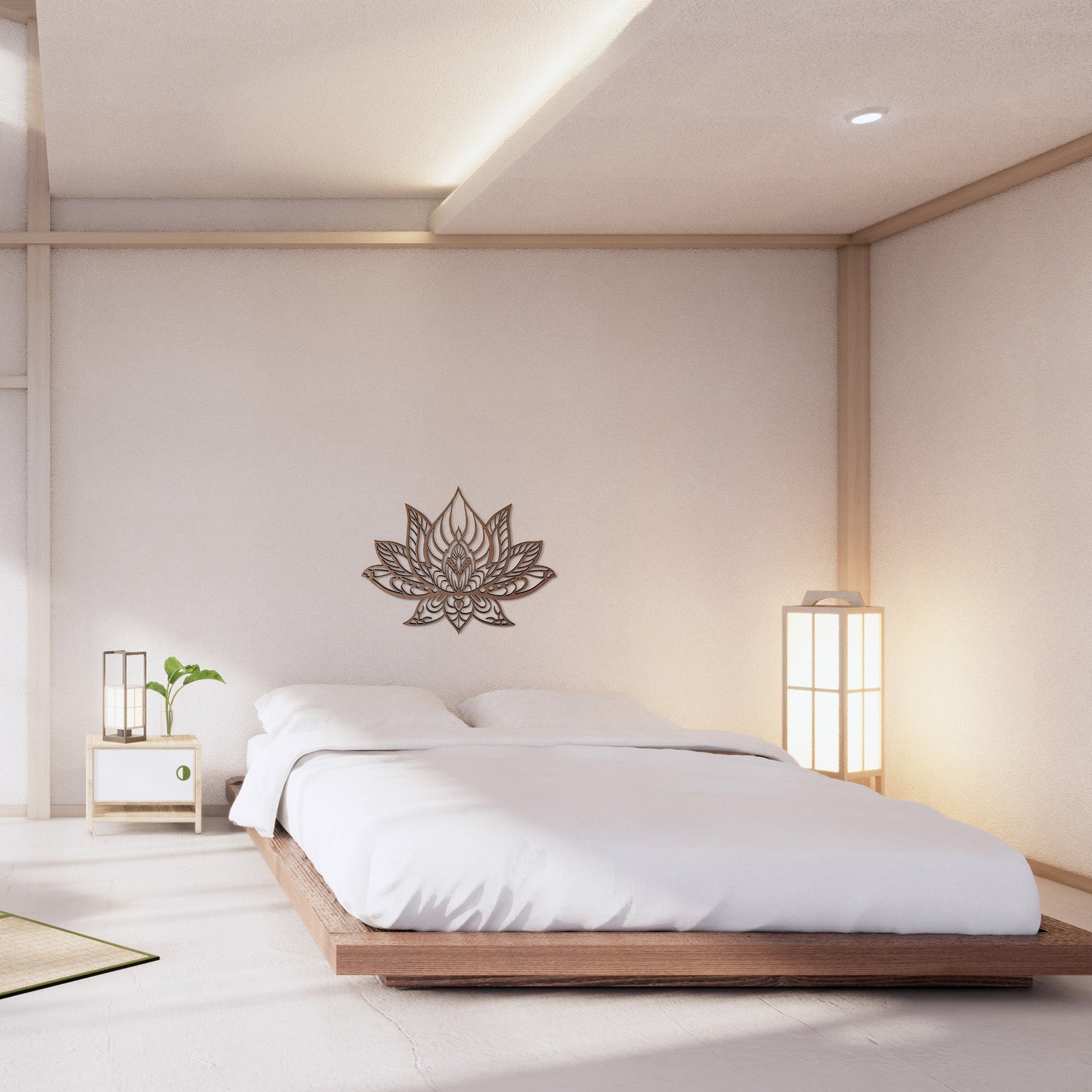 Wandbild Lotusblume V2 - Nanino Design Onlineshop -