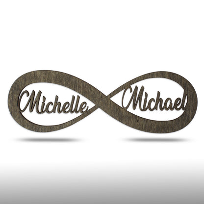 Wandbild Unendlichkeit-Infinity, personalisiert - Nanino Design Onlineshop -