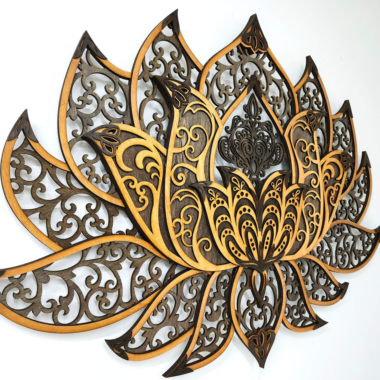 Wandbild XXL Lotusblume Orient "Natur" - Nanino Design Onlineshop -