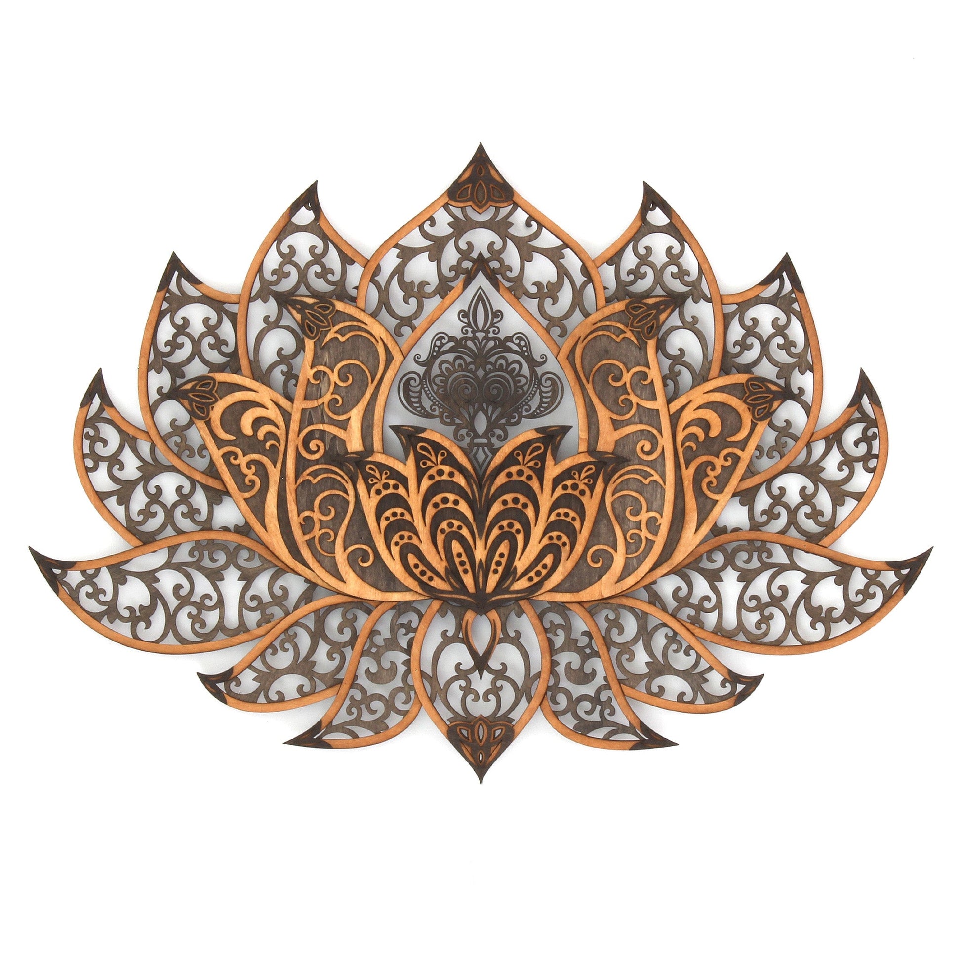 Wandbild XXL Lotusblume Orient "Natur" - Nanino Design Onlineshop -